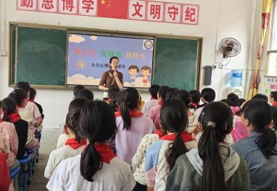 通城县大坪乡达丰完小开展“女生心理健康辅导课，男生行为习惯安全课”