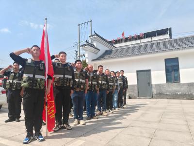 通城县大坪乡开展基干民兵应急排集合点验工作