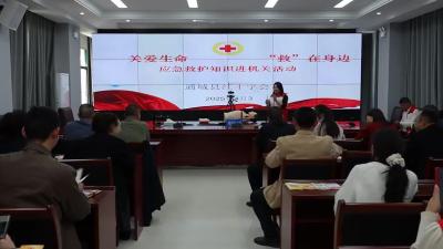 视频-关爱生命 “救”在身边│通城县红十字会应急救护知识培训进机关 