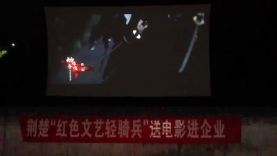 视频-通城县“红色文艺轻骑兵”送电影进企业 丰富职工文化生活 