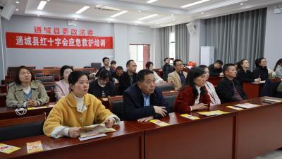 关爱生命  “救”在身边 │ 通城县红十字会应急救护知识培训进机关