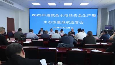 视频-通城县召开2025年水电站安全生产暨生态流量泄放监管工作会议 