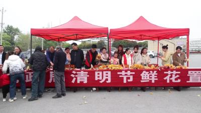 视频-通城：清明祭扫新风尚 鲜花寄思更文明 