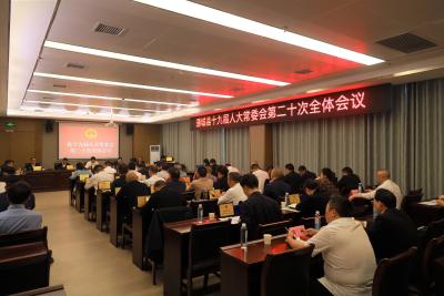 通城县第十九届人大常委会第二十次全体会议召开