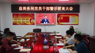 视频-通城县商务局组织全体干部职工接受警示教育 