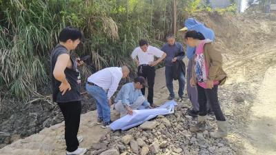 通城县沙堆镇积极推进G353国道扩征测量工作