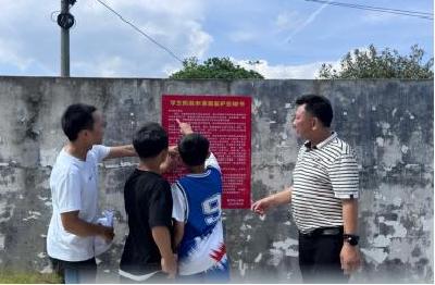 通城县麦市镇中小学开展防溺水宣传活动