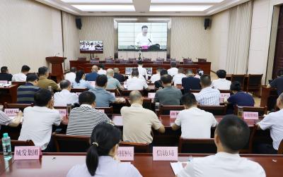 通城县收听收看全市初信初访化解攻坚月工作部署视频会议