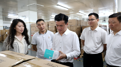 杨修伟赴河南友倍康医疗器械有限公司招商考察