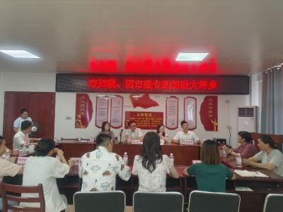 市妇联、团市委调研组到通城县大坪乡开展适龄青年婚恋工作调研