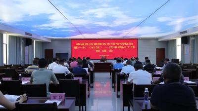视频-通城县司法局召开法律服务市场专项整治暨一村（社区）一法律顾问工作推进会