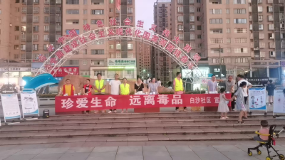 通城县隽水镇开展禁毒宣传活动 
