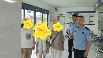 通城县公安局麦市派出所助力迷路女孩平安归家获赠锦旗