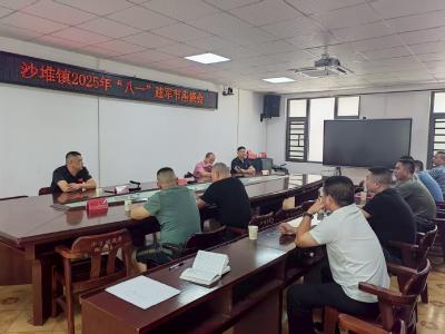 共叙军民情 同筑鱼水谊丨通城县沙堆镇开展2025年八一建军节座谈会