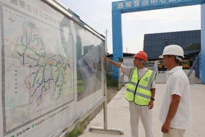 【项目进行时】战高温 抢工期 通城客运中心改扩建项目即将完工