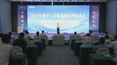才聚咸宁 共建支点丨2025年咸宁人才周通城系列活动之金融机构政策解读会举行