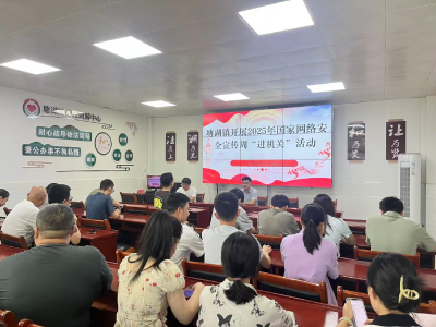 【网络安全宣传周】通城县塘湖镇开展2025年国家网络安全宣传周“进机关”活动