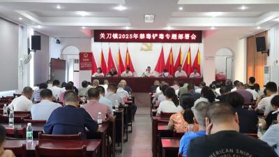 视频-通城县关刀镇召开禁毒与反电诈工作专题部署会