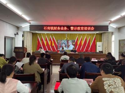 通城县石南镇开展农村财务业务、警示教育培训会