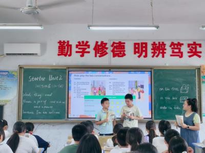 通城县塘湖中学举办青年教师汇报课活动
