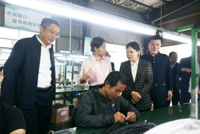 省残联来通城调研残疾人工作