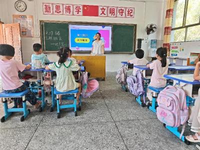 通城县大坪乡达丰完小开展反诈骗主题教育活动