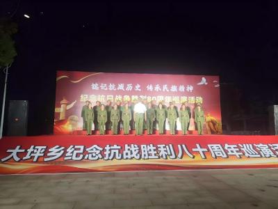 以文艺之名致敬先烈丨通城县大坪乡抗战胜利80周年演出启新程