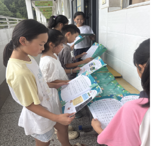 通城县沙堆中心完小：展作业风采 启学期新程
