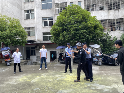 通城县石南镇卫生院开展安保培训暨最小单元消防演练活动