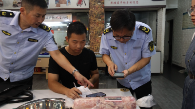 通城县市场监管局开展夜市餐饮专项整治行动