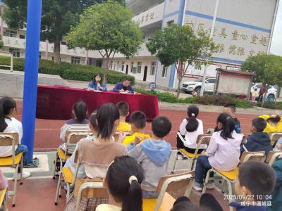 通城县五里镇左港完小开展“法治进校园”普法宣传活动