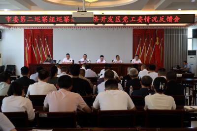 市委第二巡察组巡察通城经济开发区党工委情况反馈会召开