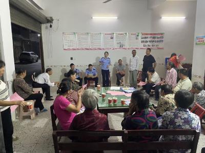 通城县马港镇：屋场会上话新风 反诈禁毒入民心