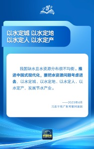 学习卡丨“推进中国式现代化，要把水资源问题考虑进去”