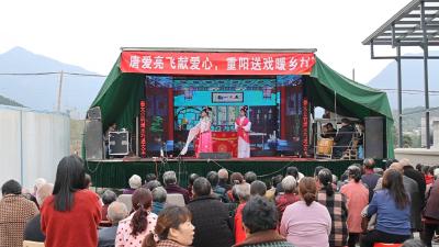 通城县塘湖镇：送戏下乡暖人心 敬老爱老传真情