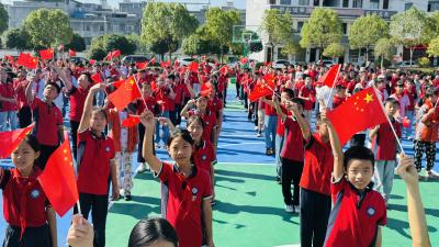通城县关刀镇中心小学开展“寄情中秋，喜迎国庆”主题活动