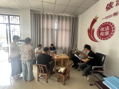 通城县石南镇樊店村开展攻坚“三资”管理突击战