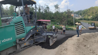 通城县北港镇雁门村郭家山到雁门水库道路正在加快建设