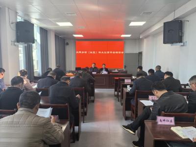 通城县大坪乡召开乡村（社区）群众议事平台培训会