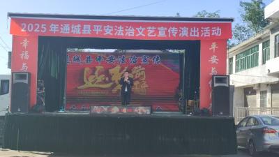 通城县四庄乡庙下村：平安法治文艺“搭台” 党员干部“唱戏” 筑牢基层安全防线