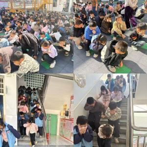 通城县九宫小学开展“零准备”实战演练：以练促防，提升校园应急能力