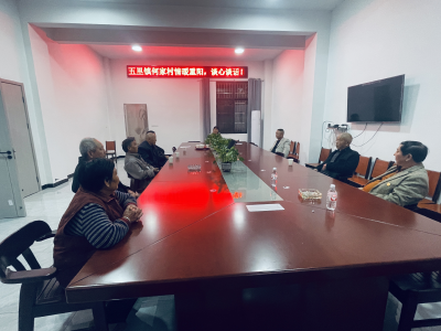 通城县五里镇何家村开展“尊老敬老 情暖重阳”主题活动