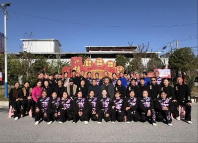 通城县两支太极队伍齐聚北港镇沉山村，共启太极文化联谊之旅