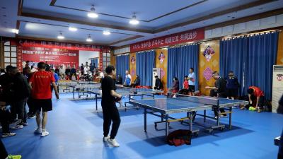 通城县首届“杏花村”杯乒乓球积分赛圆满收拍
