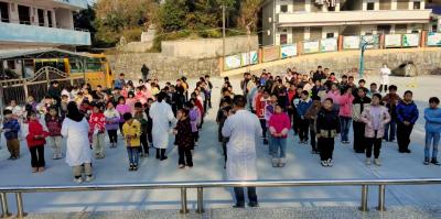 通城县北港镇卫生院开展2025年世界艾滋病日宣传活动