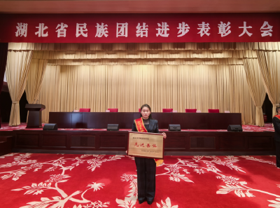 通城县银城社区被省委省政府表彰为 “全省民族团结进步先进集体”