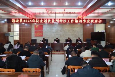 通城县召开防止返贫动态监测和帮扶工作2025年第四季度联席会
