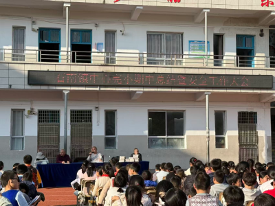 通城县石南镇中心完小：表彰先进树榜样 安全护航伴成长