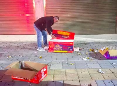 通城公安依法查处一起违规燃放烟花爆竹案件