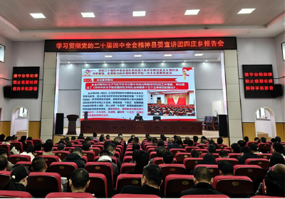 通城县领导到四庄乡宣讲党的二十届四中全会精神